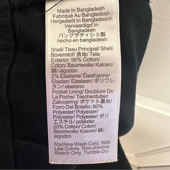 J.Crew Factory Women's Black 9" Frankie Bermuda Chino Short AL569 Size 12 - Picture 8 of 9